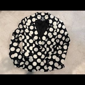 Anne Klein Black and White Blazer